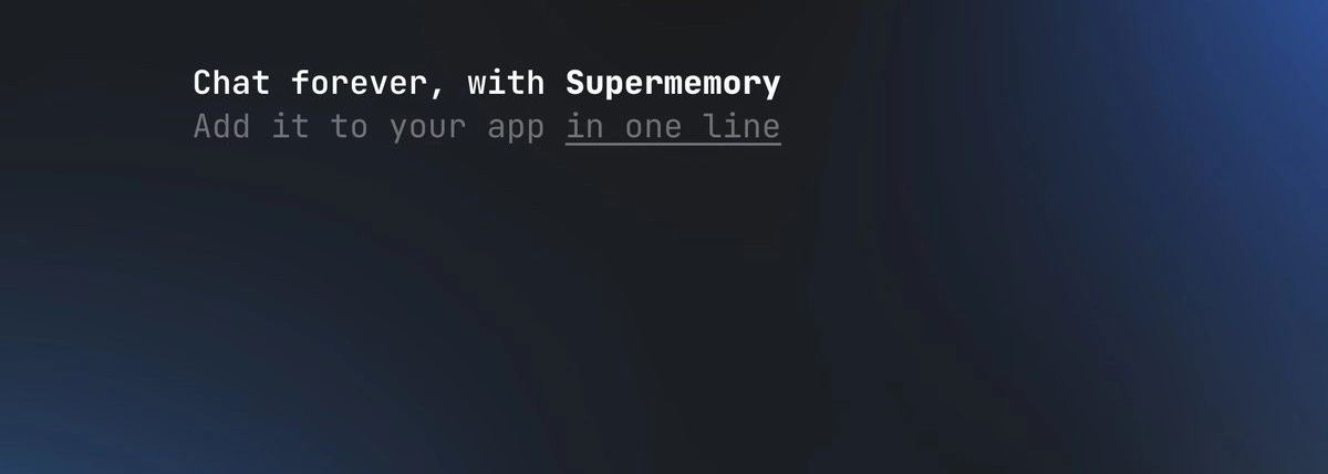 AI"超级记忆外挂"问世！Supermemory Infinite Chat实现AI无限记忆